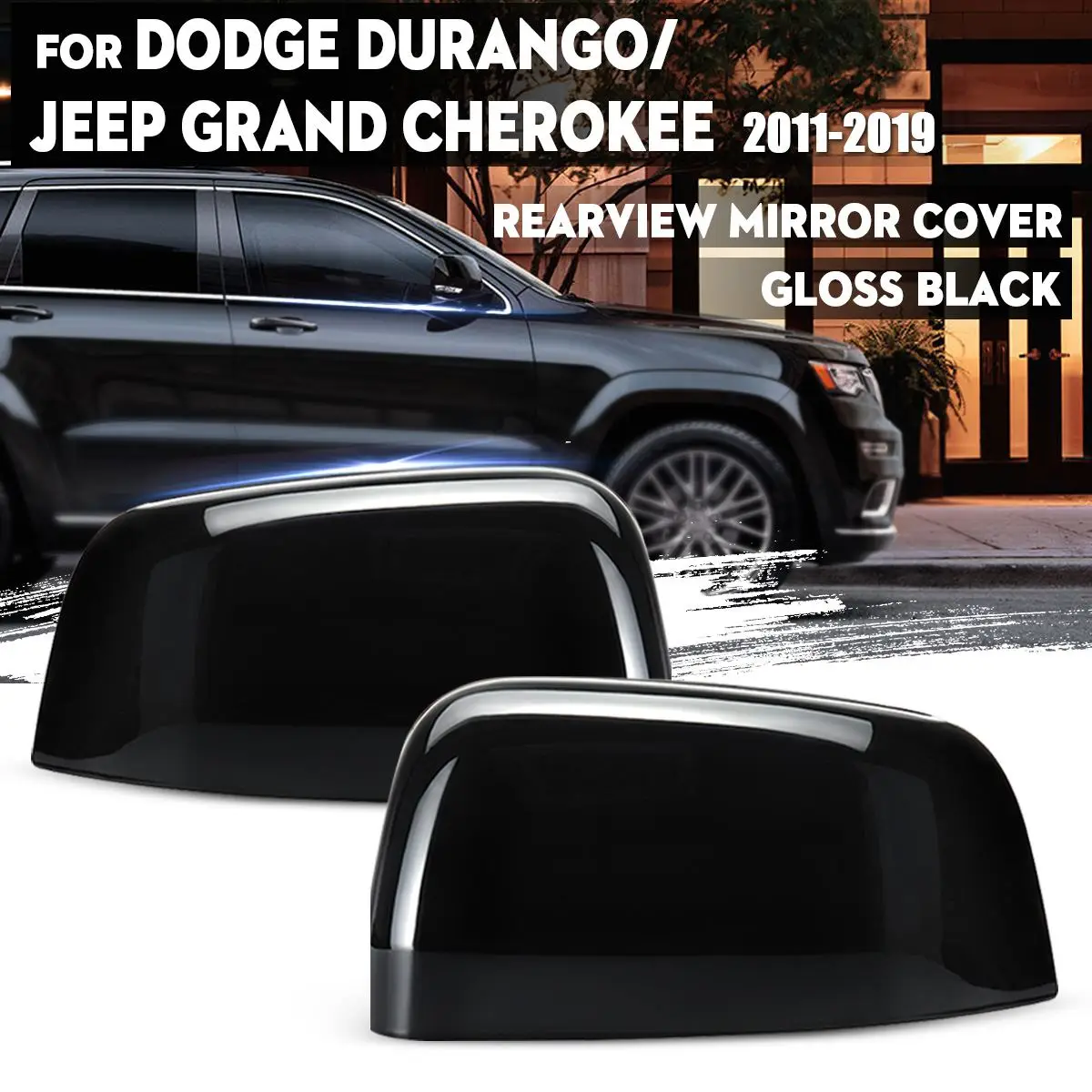 2 шт. боковое зеркало заднего вида для Jeep Grand Cherokee 2011 2019 Dodge Durango|Зеркала и крышки| |