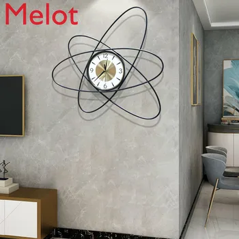 

Nordic Wall Clock Living Room Modern Decorative Clock Creative Graceful Bedroom Fashion Wall Watch Mute Personality Clock