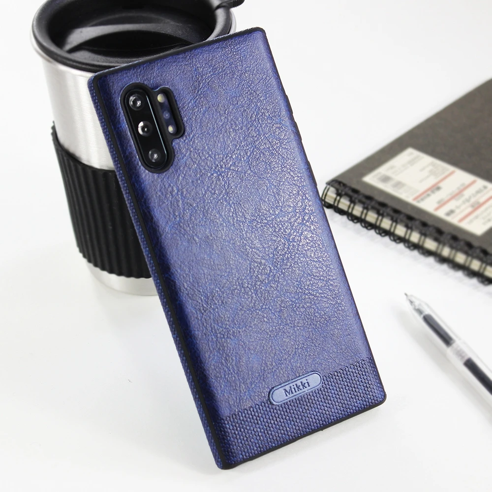 Кожаный текстурный чехол для телефона samsung Galaxy S7 8 9 10E мягкий черный противоударный чехол для samsung Note 8 9 10 Plus Чехлы для телефона