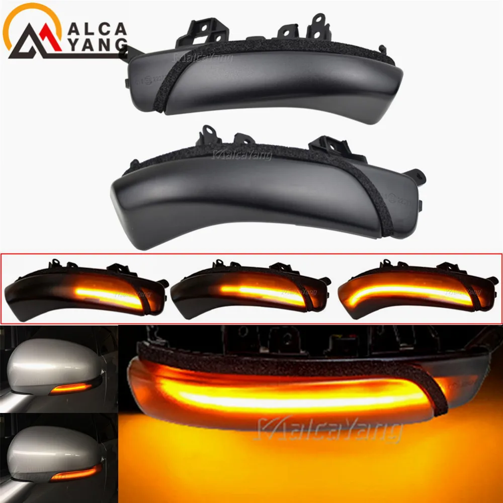 For Toyota WISH/PRIUS/REIZ/MARK X/CROWN/AVALON Dynamic LED Turn Signal Light Side Wing Mirror Indicator Directly Replace OEM | Автомобили