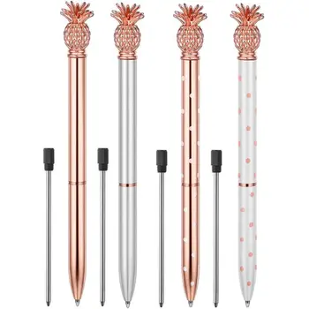 

Pineapple Ballpoint Pens For Writing Kawaii Signature Golden Ballpoint Pen D08B