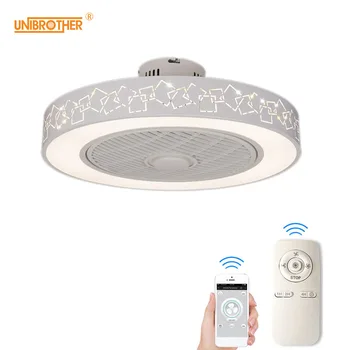 

50cm Ceiling Fans with Light and APP Wi-fi Remote Control Fan Lamps Ventilador De Teto for Bedroom Decora