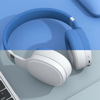 

KUULAA Wireless Headphones Bluetooth Headset Stereo Headphone Gaming Earphones With Microphone For PC Mobile Phone MP3
