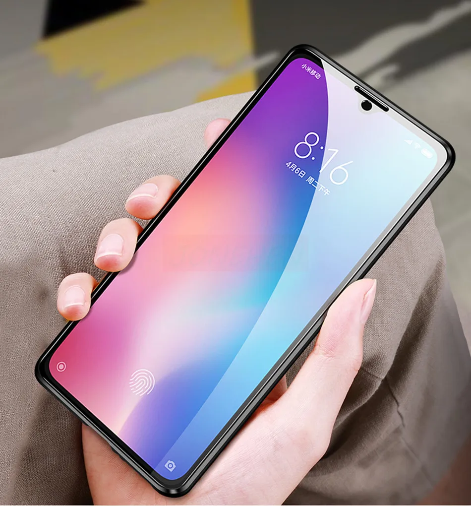 Чехол с двойным стеклом для Xiaomi 8 9 SE 9T CC9 Pro CC9E Note 10 Max3 Mix 2s 3 360 магнитный чехол для Redmi 7 8 Note 8T K20 K30 Pro