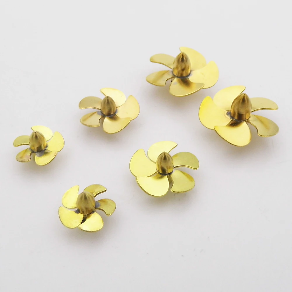 Pizgear Hélice En Cuivre à 5 Pales, 1 Pièce, 12mm, 16mm, 18mm, 20mm