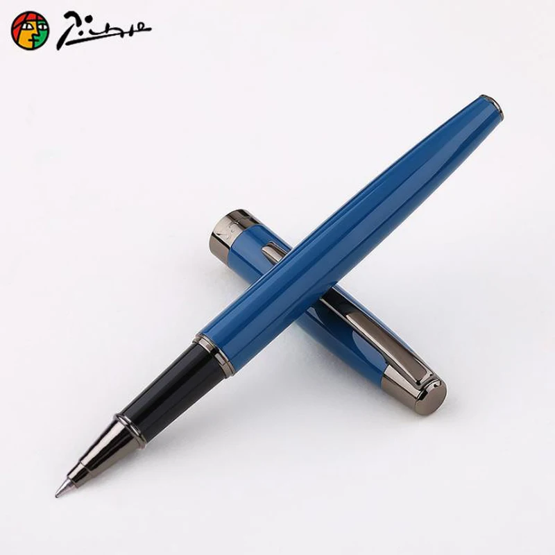 Picasso 920 Unique Meteorite Blue Roller Ball Pen Pimio Metal Financial Pen For Writing Gift Pen Supplies No Gift Box