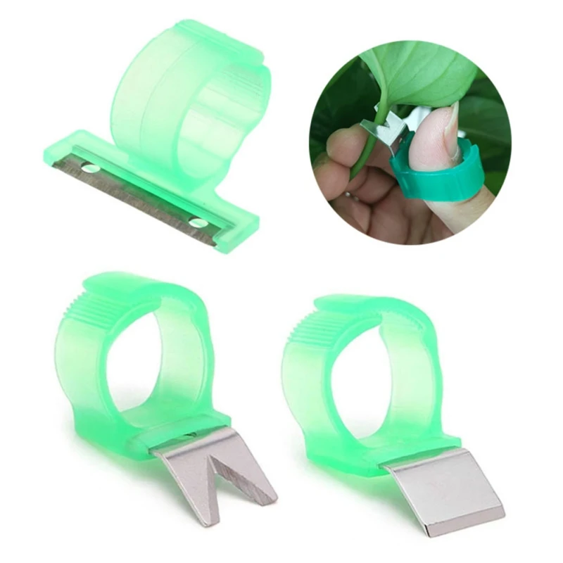 

Tomato Cucumber Grape Harvesting Gardening Tools Blade Cutting Scissors Fruit Picking Ring Vegetable Picking Ring