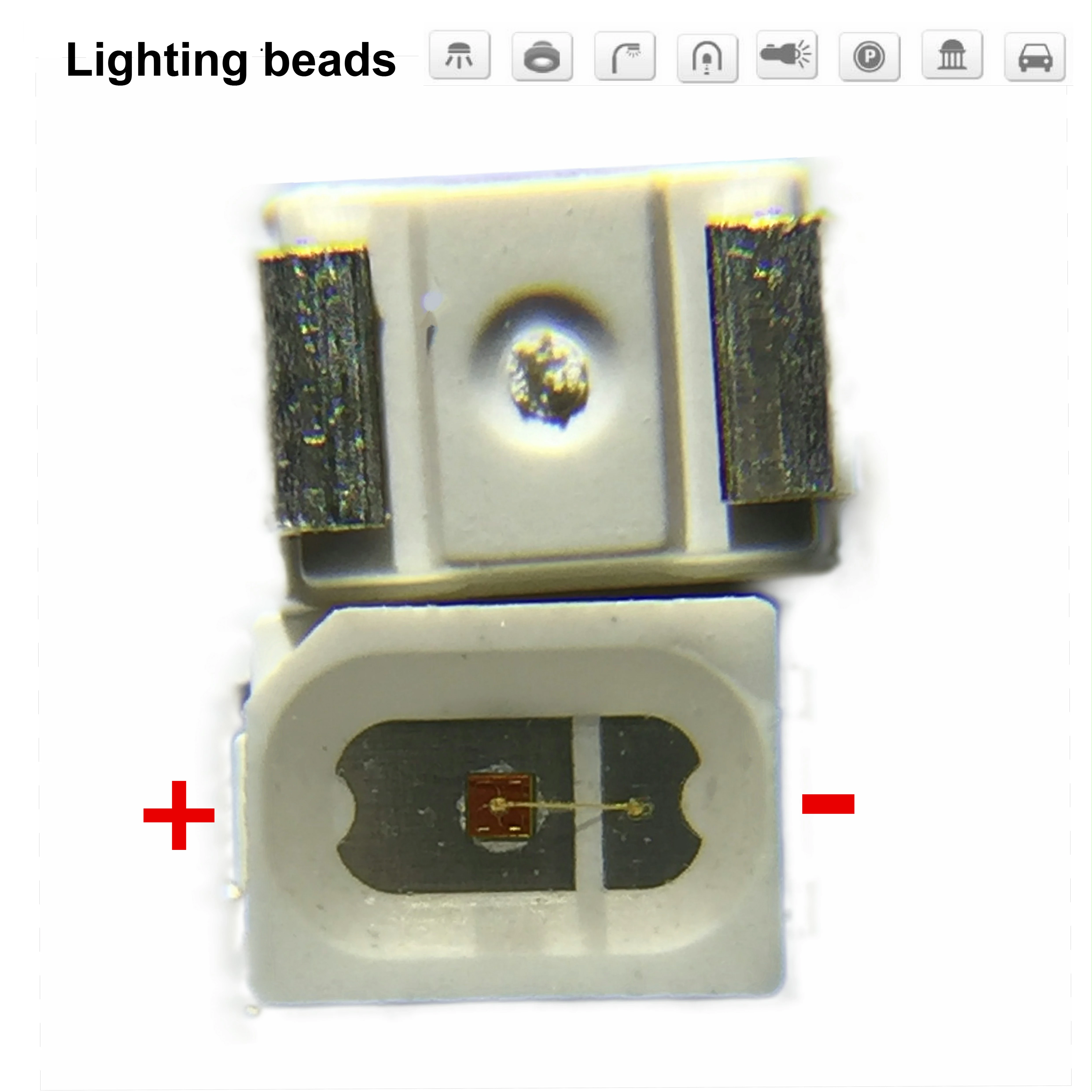 400 шт. SMD СВЕТОДИОДНЫЙ 3020 0 2 Вт 5 Замена 3030 2835 3528 растительная лампа красный