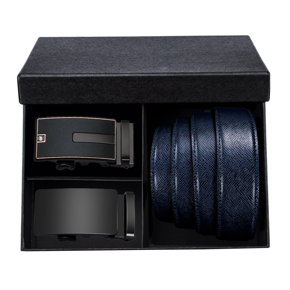 Мужской кожаный ремень без пряжки 3 5 см Широкий прочный автоматической