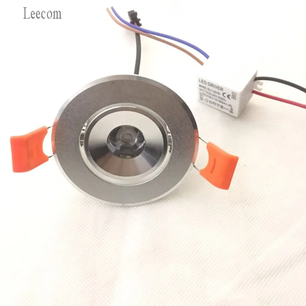 10 Pz/lotto настоящий Emc Luces Led Cut 55 мм Lampada Del светильник 3 Вт 230 В/da Incasso a Soffitto Luci da Incasso luce di Panne