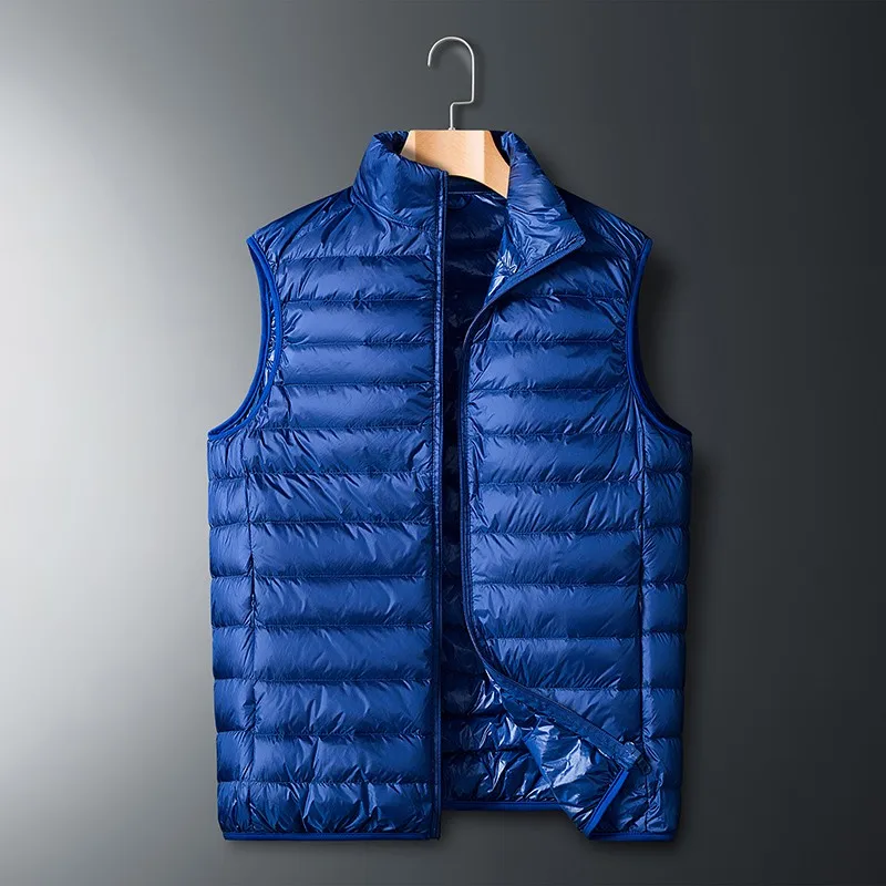 Duck Down Vest Men and Women Universal Spring Light Jackets Fashion Sleeveless Outerwear Coat Autumn Coat White Duck Down Duck Down Vest Men and Women Universal Spring Light Jackets Fashion Sleeveless Outerwear Coat Autumn Coat White Duck Down