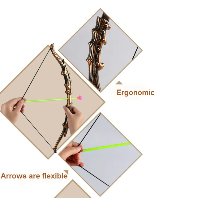 Cosplay Samurai Sword Set Simulation Bow and Arrow Model Toy Weapon Ninja Children's Wearable Toys Anime Katana Toys for Boys 5