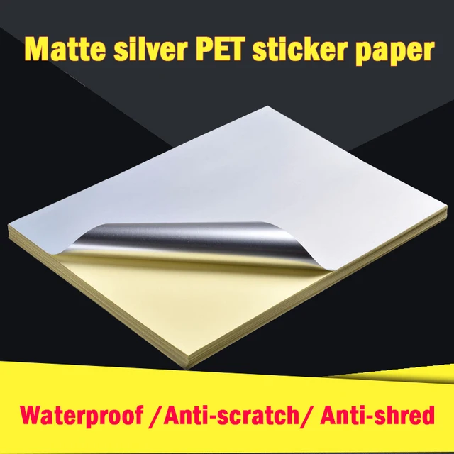 A4 Matte Silver Sticker Printing Paper: The Perfect Solution for Professionals