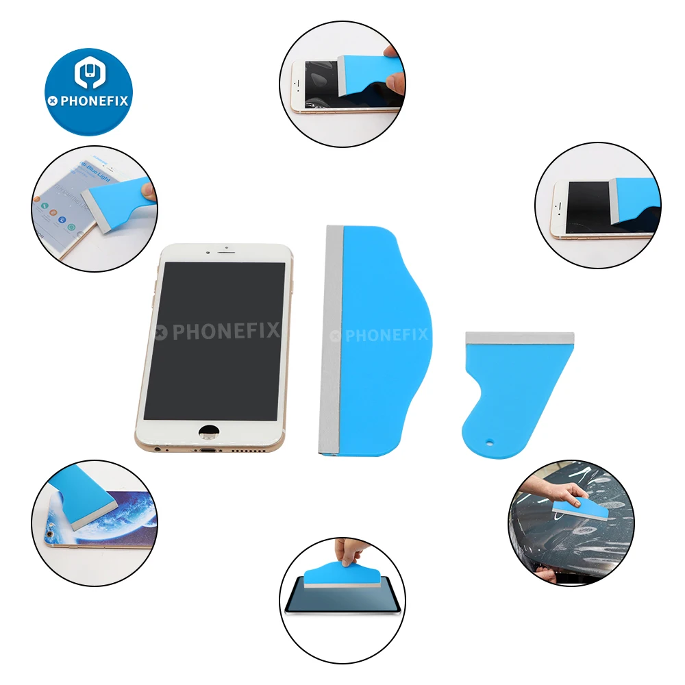 Hydrogel Film Squeegee for Screen Protection and Air Bubble Removal