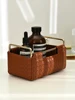 Home And Bathroom Organizer PU Leather Cosmetic Organizer Storage Box Makeup Brush Holder Sundries Basket Lipstick Organizer 2