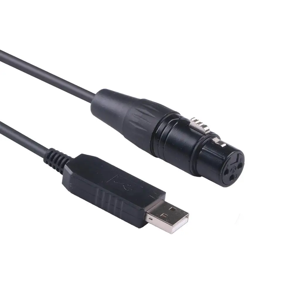 Estágio Luz Controlador Equipamento Cabo Faça Você Mesmo Serial Converter Usb Rs485 Controle Dmx Dmx512 Dmx400
