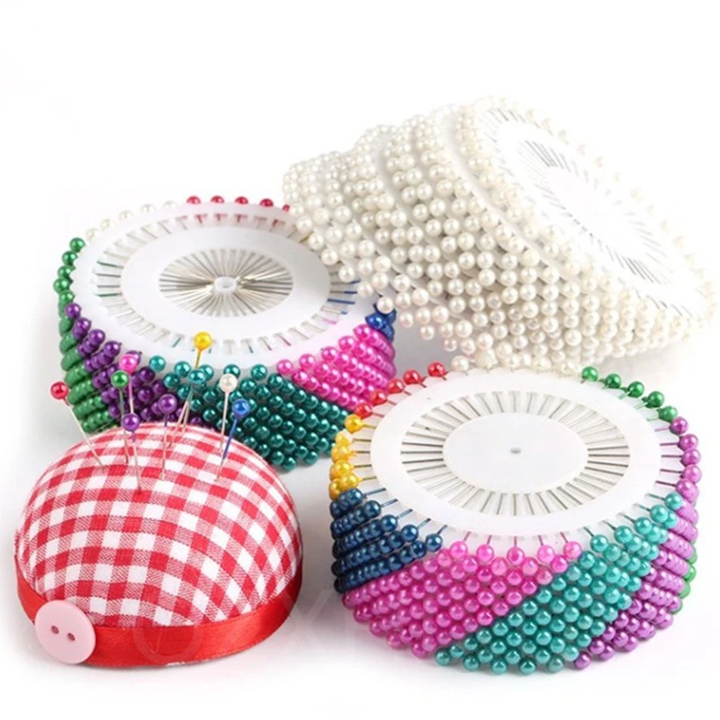 480 pièces, accessoires de couture, perles rondes, épingles à tête droite, pour la confection de Faux Corsage de poire, pour bricolage, 5BB5582