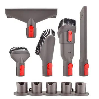 

6pcs Vacuum Cleaner Brushes Mount Holder Attachment Kit Vacuum Hose Accessories For Dyson V7 V8 V10