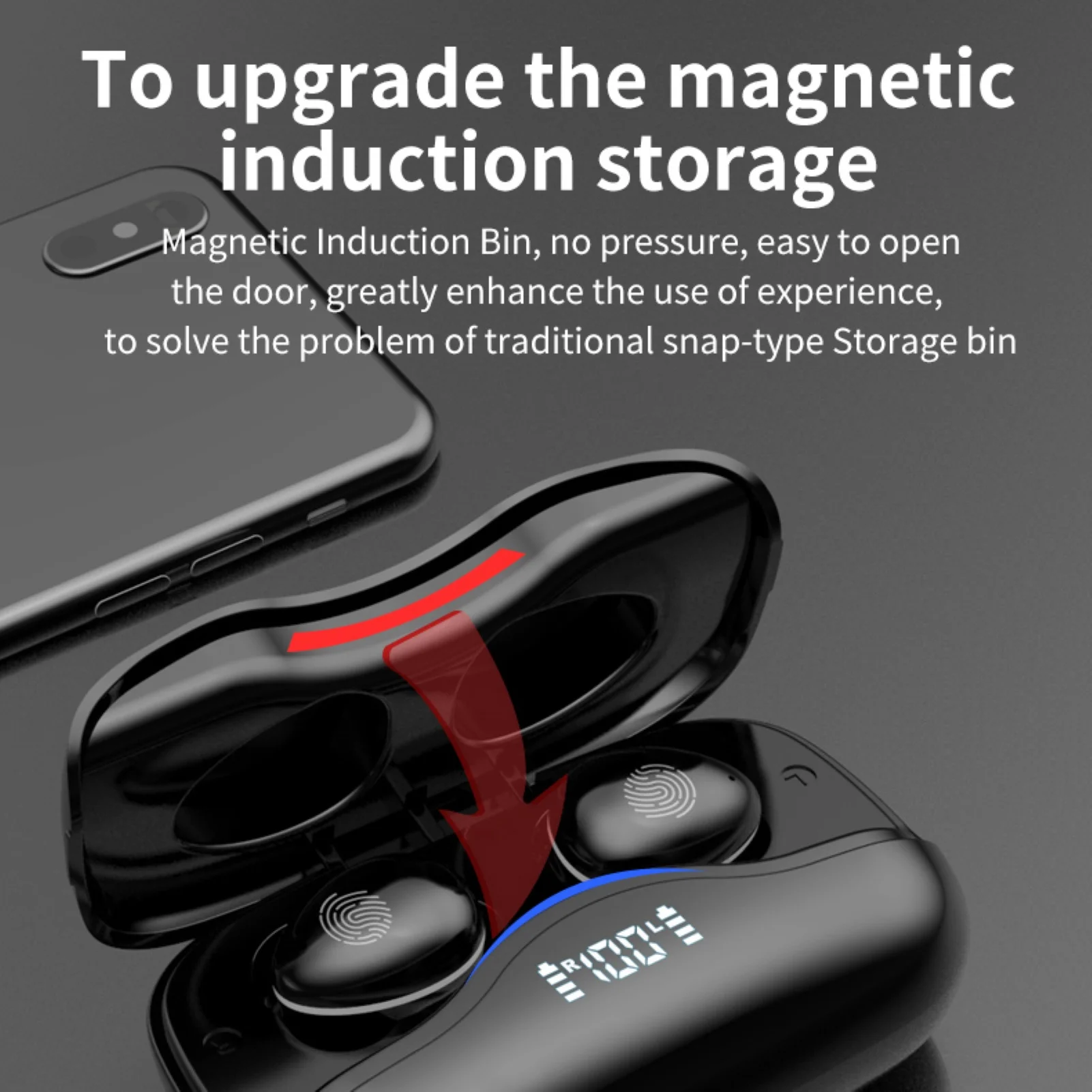 W16 TWS Bluetooth V5 0 Wireless In Ear Headset Earphone with Microphone HiFi Wireless Headphones Auriculares Bluetooth