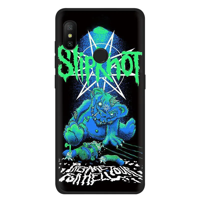 Чехол EWAU Slipknot из мягкого ТПУ для телефона для Xiaomi Redmi Note 4 4X5 6 7 8 Pro 5A Prime - Цвет: B7