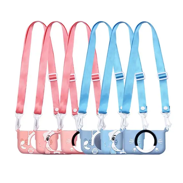 Children's Camera Silicone Shell Easy To Adjust Cartoon SLR Digital Children's Camera Silicone Case Anti-fall Protection Camera 1