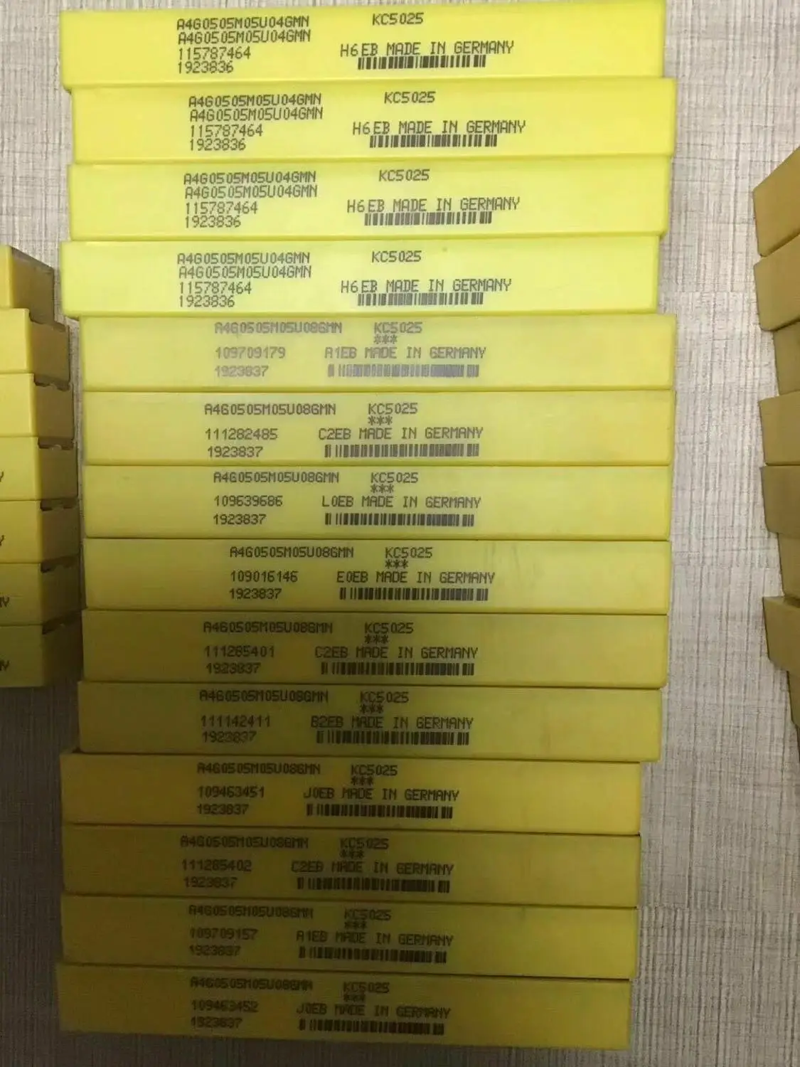 10 шт. KENNAMETAL A4G0505M05U04GMN KC5025