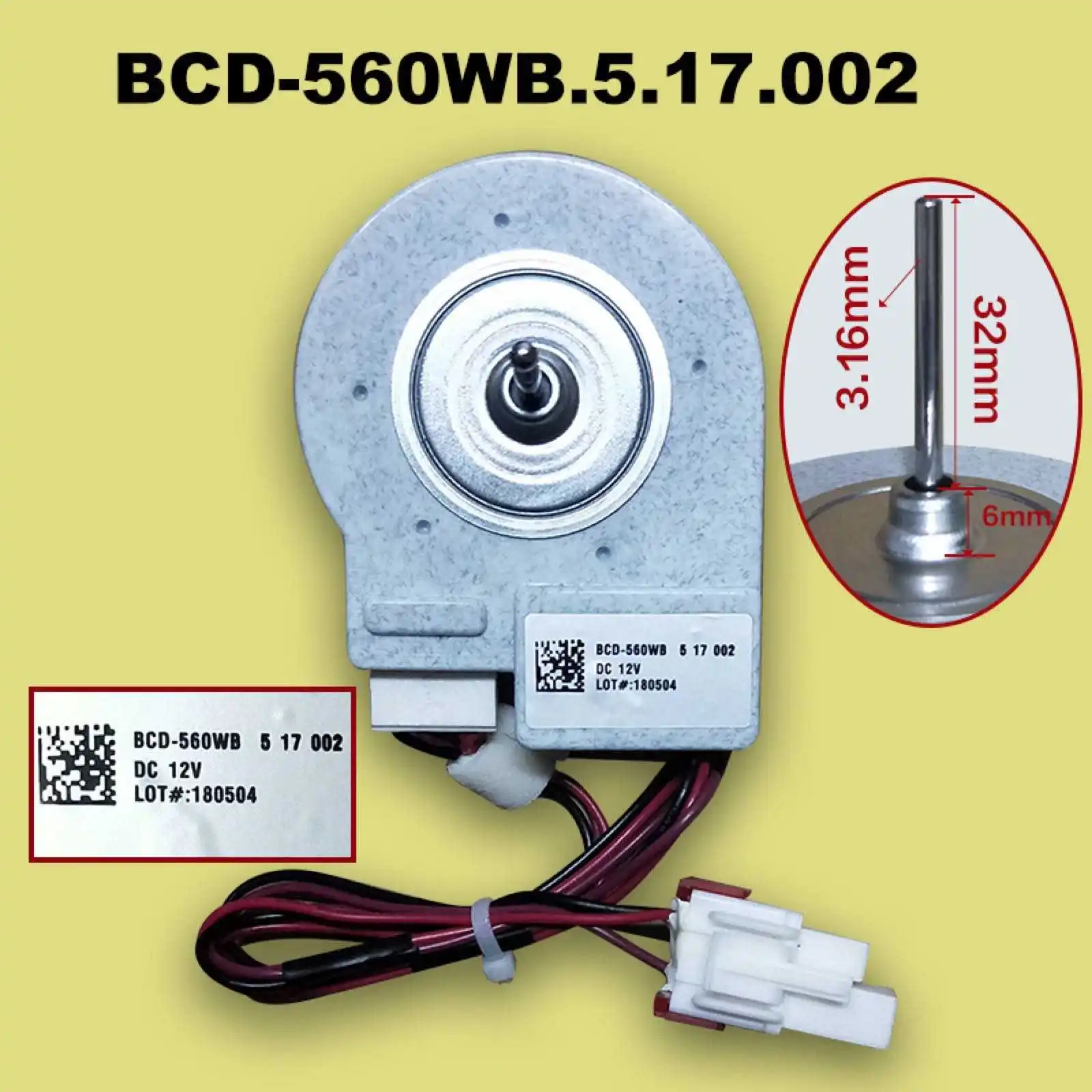 Двигатель конденсации холодильника BCD-560WB.BCD-560WKC.BCD-560WK двигатель | Инструменты