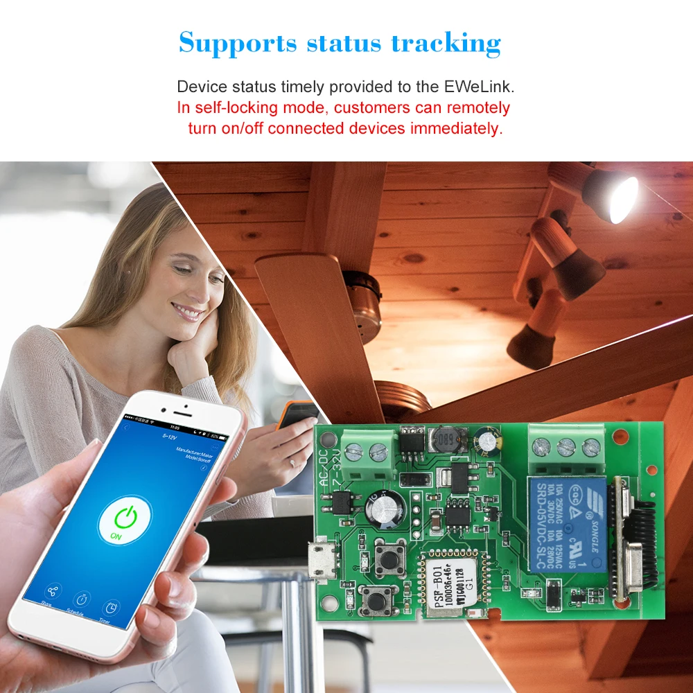 EWeLink USB RF 433 МГц Wifi переключатель беспроводной релейный модуль модули для автоматизации умного дома приложение дистанционное управление таймер переключатель для Alexa