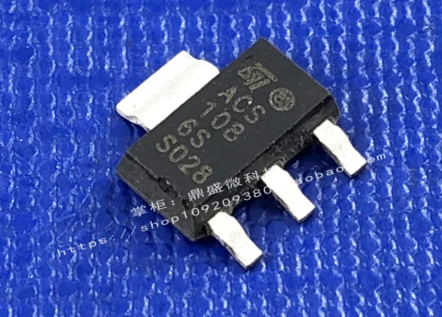 Lot De 2 Composants ACS108-6S (ACS1086S) - Boîtier SOT-223, Marque ST-ELECTRONIC