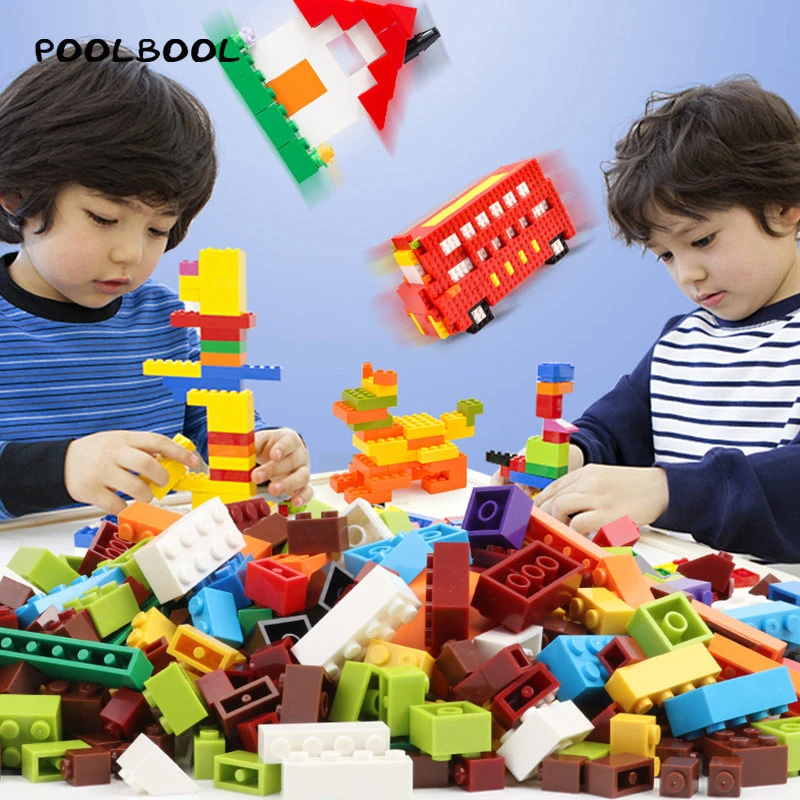 

Building Blocks City DIY Creative Bricks Bulk Model Figures Educational Kids Toys for children Compatible All Brands Plastic