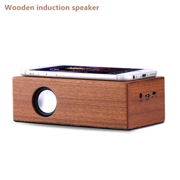 

Wooden Induction Speaker Good-looking Design Soundbar Mini Box Computer Speakers Caixa De Som Boombox Altavoces F4060A