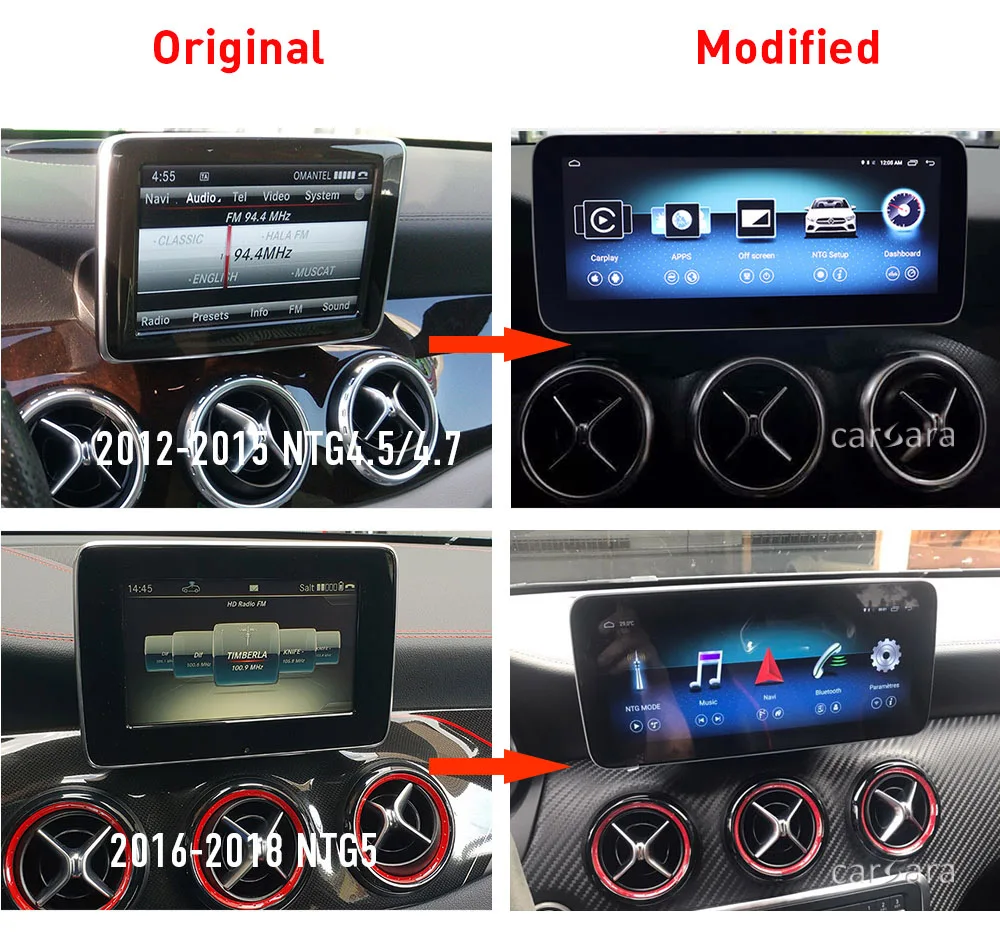 Discount Touch navigation CLA w117 GLA X156 A w176 round corner anti-glare HD 1920*720 screen GPS radio stereo dash multimedia player 0