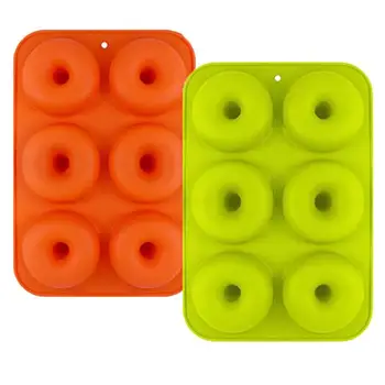 

Two-piece Silicone Donut DIY Cupcake Mold Chocolate Mold Cake Candy Cookie Baking Mould Kitchen Tools Baking Accessories New