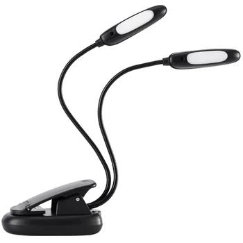 

Rechargeable Warm& White 9 LED Book Light, Easy Clip-on Reading in Bed At Night, , Perfect for Bookworms & Kids