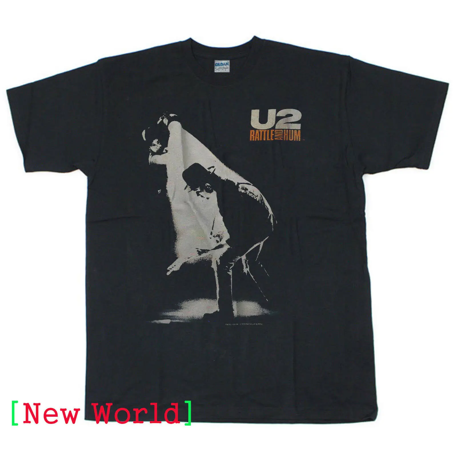 Винтажная U2 погремушка и шум 1988 туристическая рубашка S-Xxl Reprint | Мужская одежда