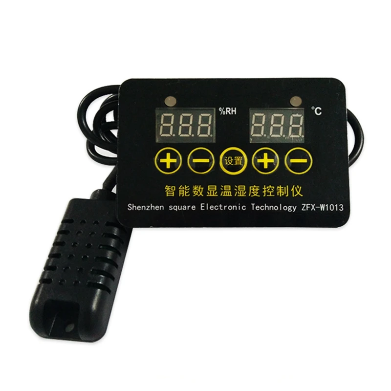 

ZFX-W1013 12V 24V 220V Microcomputer Digital Display Temperature Controller Thermostat Intelligent Time Controller Adjustable El