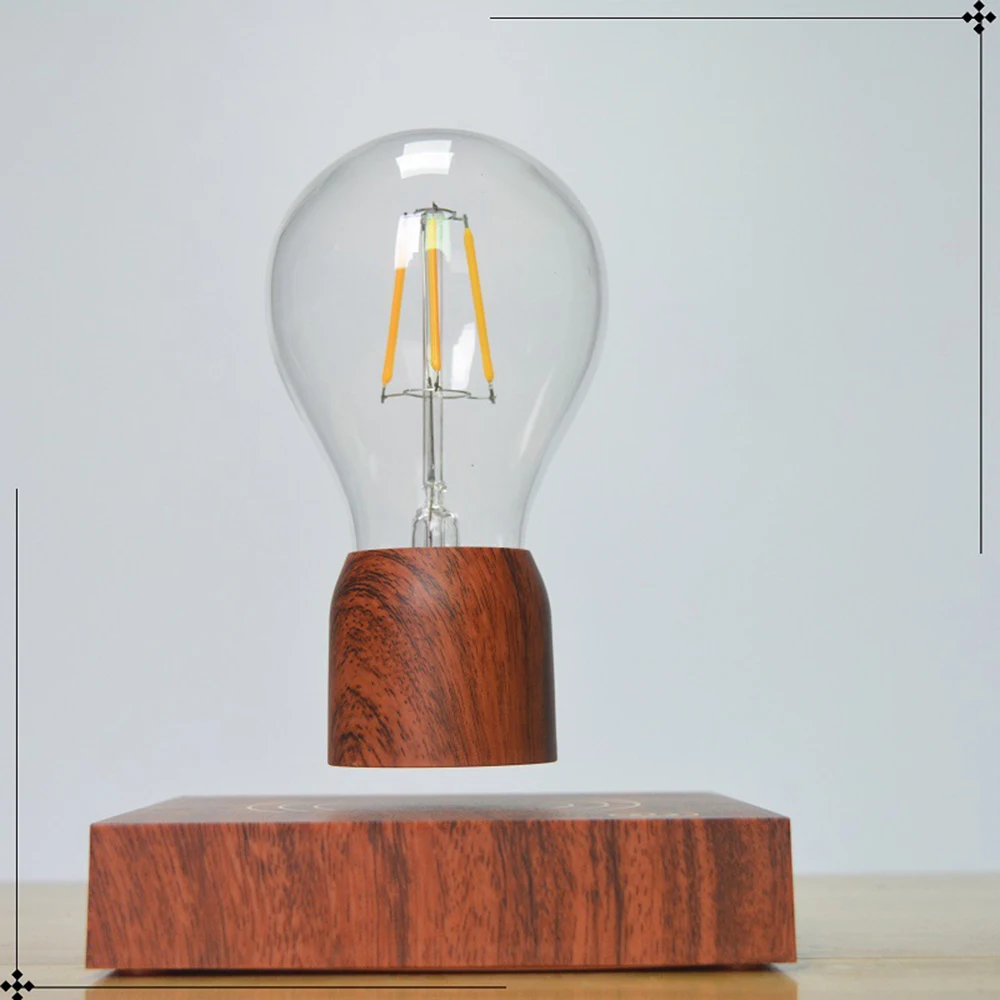 Newest EU Plug LED Magnetic Levitation Bulb Night Light Electronic Lamp Spoof Gift Hover Magic Sensor Home Office Decoration