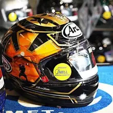 Горячая Распродажа, rx-7x мотоциклетный шлем, полнолицевый, dot ece road racing, золотой шлем