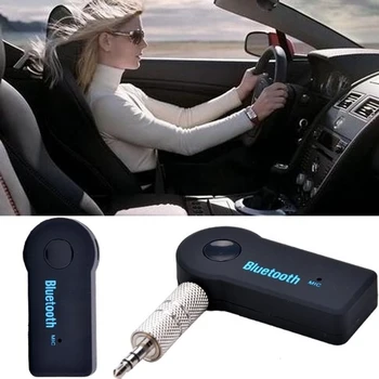 

Bluetooth 5.0 Calling Music Playing 3.5mm Transmit Aux USB Charging Black High Speed Car Accessories Audio Receiver