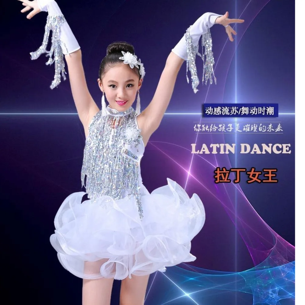 Dance Dress for Girls Salsa Cha Cha Samba Tango Ballroom Dancing