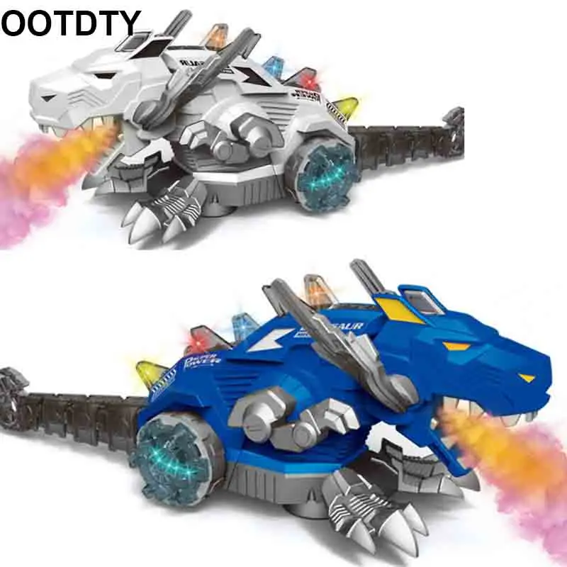 

New Dinosaur Spray Toy Car With Light Music Boys Toy Kids Gift Play Vehicles