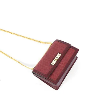 

2020 Bag Female Simple Chain Single Shoulder Large Capacity Diagonal Woven Ladies Small Square Bag Genuine Leather Louie Vuiton