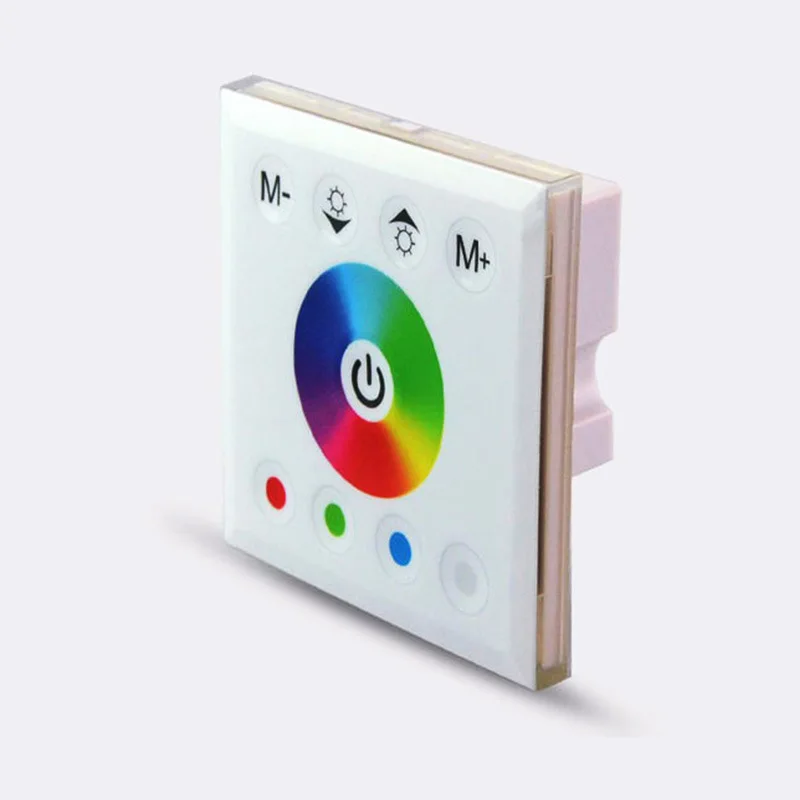 110 В высокого давления Сенсорная панель светодиодный контроллер RGB красочные полосы света контроллер 86 Тип макет регулятор мощности света