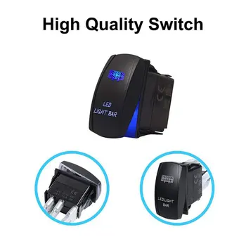 

12V/40A Car Fog Light Wiring Harness ON/OFF Switch LED Work Light Switch for Off-road Spotlights Switch Relay Kit