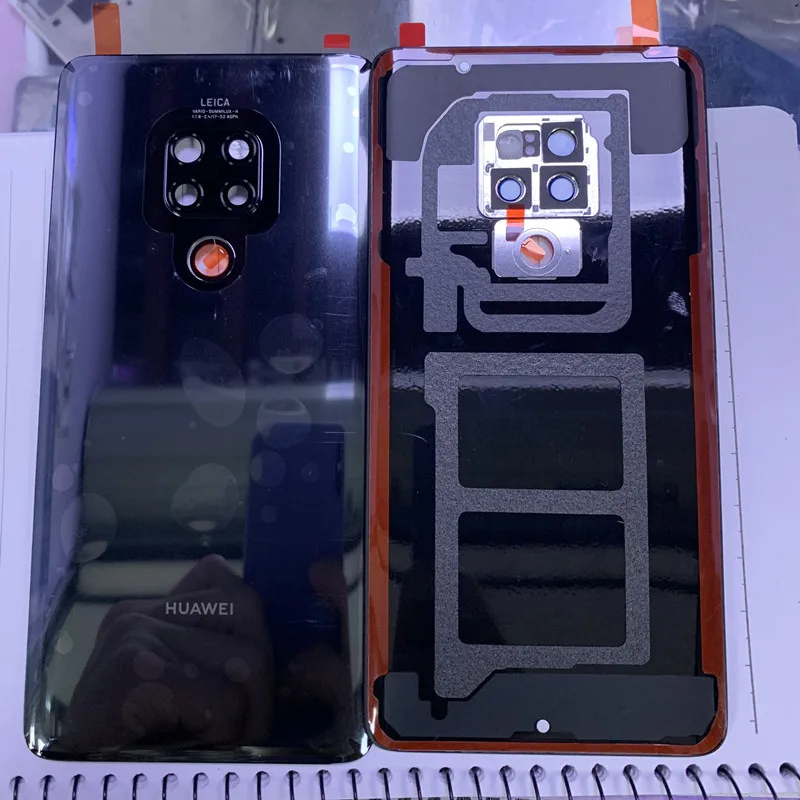 Оригинальная задняя крышка для huawei mate 20, корпус для huawei mate 20 Pro, задняя крышка для батареи, Запасное стекло, запчасти для ремонта