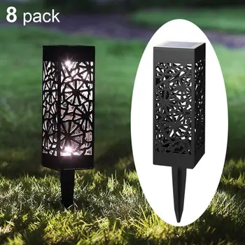

Solar Garden Decor Lights Outdoor Stakes Pathway Backyard Decorative Walkway Light Solar Powered
