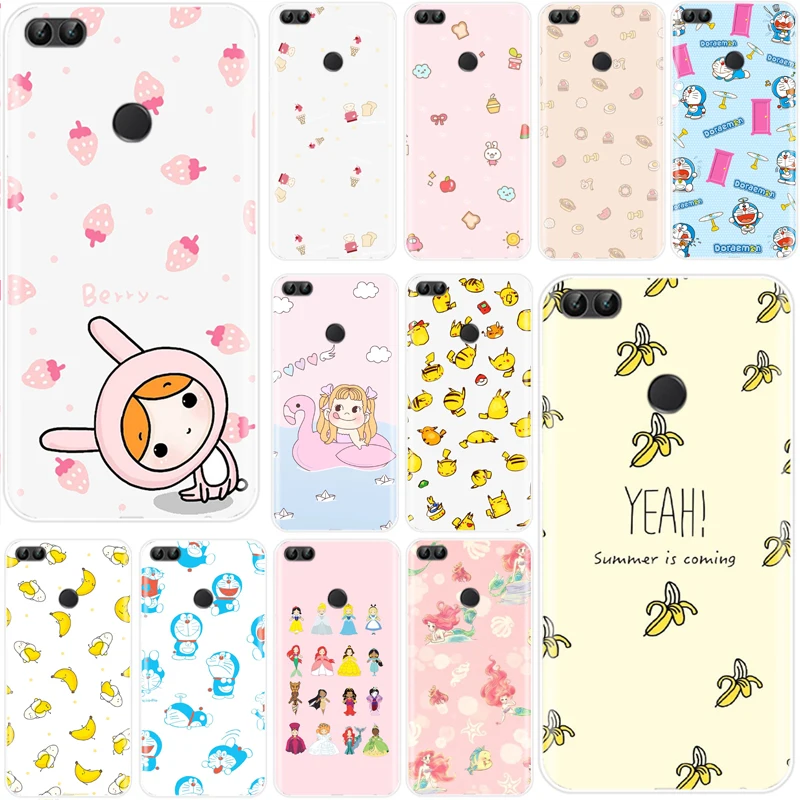 Бесшовный чехол с изображением фона мягкий силиконовый из ТПУ для телефона Huawei P9