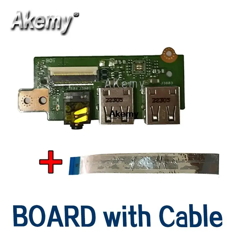 Для For Asus для S550 S550C S550CM S550CA S550CB USB аудио IO Плата с кабелем 69N0N3C10C01 | Компьютеры и офис