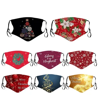 

1PC Windbreak Seamless Christmas print protection masks Adult Unisex Outdoor Riding Quick-drying Keep Mask Free shipping