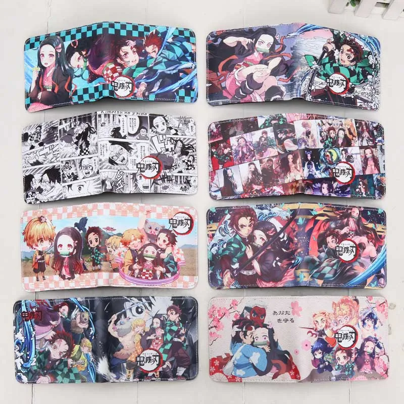 Аниме демон убийца кошелек kimetsu no yaiba demon slayer Косплей Kamado Tanjirou Kamado Nezuko кошелек сумка для денег подарок